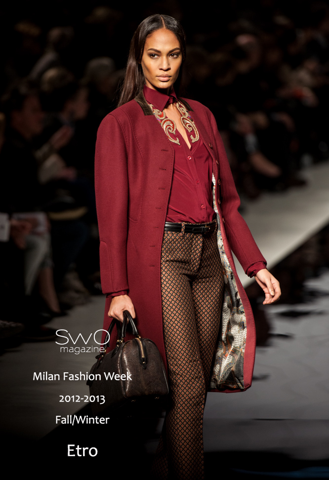 Etro F/W 2012- 2013. Milan Fashion Week