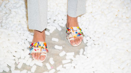 About 700,000 Swarovski Crystals at New York Fashion Week