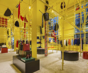 Floor-to-Ceiling Installation by Artist Sterling Ruby and the Debut of Raf Simons