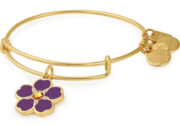 Forget Me Not Charm Bangle Bracelet by Alex and Ani