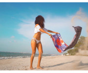 Beach Towel Made From Recycled Plastic Bottles