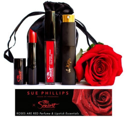 Roses are Red: Perfume & Lipstick Escentials