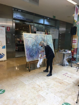 First Performance of The Holy Grail in Valencia by Multi-Media Artist Dr. María Gómez