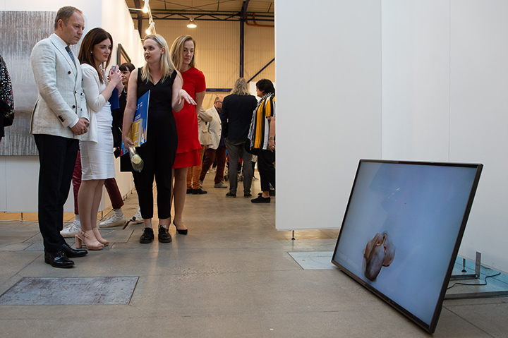 Video installation exhibition “Spaceless” by Laura Sabaliauskaitė
