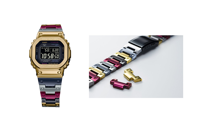 A Special Watch with Multicolor Ion-Plated Bezel and Band