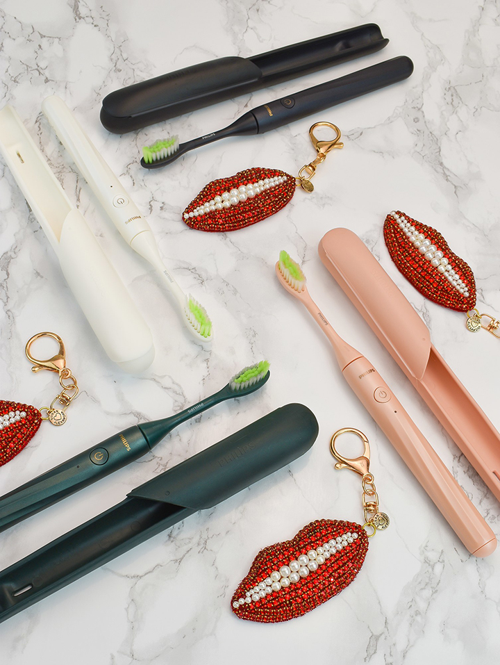 Philips Sonicare x Susan Alexandra. Bold and Bright Travel Accessory Collection